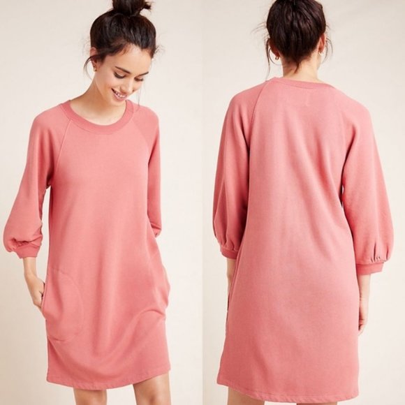 Anthropologie Graham&Spencer Luce Sweatshirt Dress - Picture 1 of 10